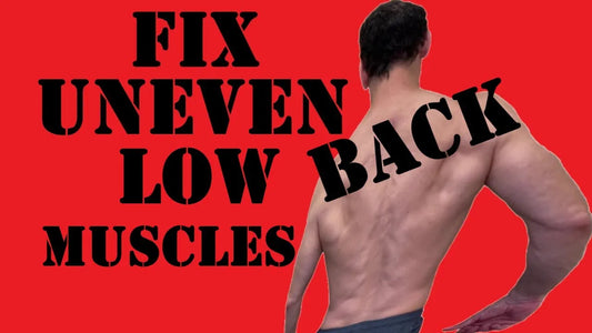 how to fix uneven lower back muscles