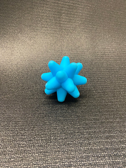 spiky massage ball blue